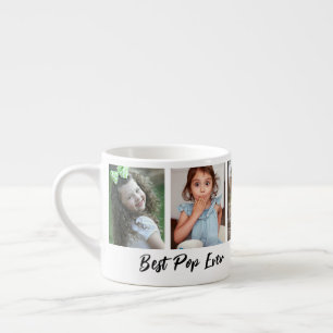 Tasse Expresso Meilleur Pop Ever Grandchildren 5 Photo Collage