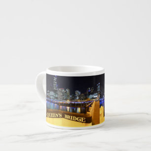 Tasse Expresso Melbourne Australie Lumières CBD au-dessus du pont