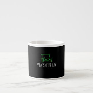 Tasse Expresso Mens Papa Grand Papa Golf Fars Day Golf Panier