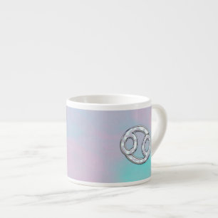 Tasse Expresso Mère de style Pearl Cancer Symbole Astrologie