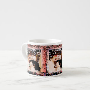 Tasse Expresso Mère et enfant par le collage de Gustav Klimt