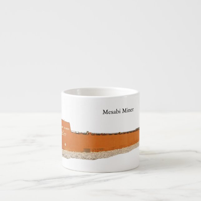 Tasse Expresso Mesabi Miner découpe espresso mule (Devant)