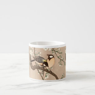 Tasse Expresso Mésange japonaise asiatique Ohara Koson Oiseau Cha