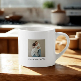 Tasse Expresso Modèle de photo minimal Mug Fête des Mères