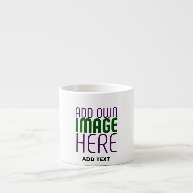TASSE EXPRESSO MODÈLE DE TEXTE D'IMAGE BLANCHE SIMPLE MODERNE (Devant)
