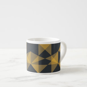 Tasse Expresso Modern, abstract, urban geometric triangle pattern
