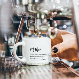 Tasse Expresso Moderne Simple Meilleure Mère Jamais Meilleure Bea