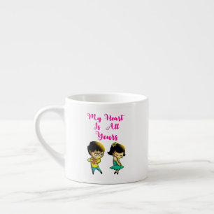 Tasse Expresso Mon Coeur Est Tout Votre Bestie Valentine Girlfrie