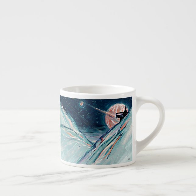 Tasse Expresso Mon futur chez soi dans l'espace (Droite)