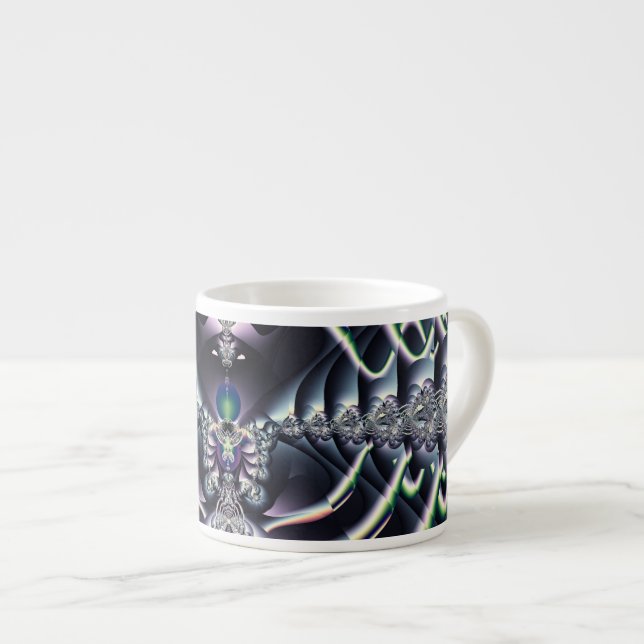 Tasse Expresso Monde Violet (Devant droit)