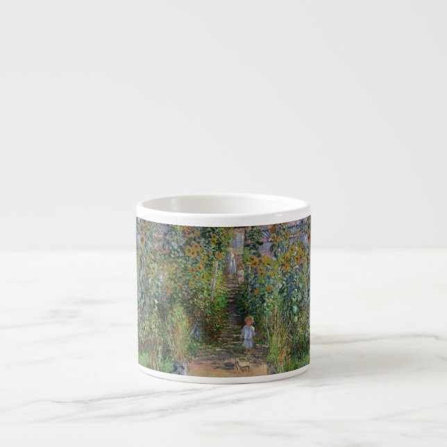 Tasse Expresso Monet Garden Vetheuil Impressionim Peinture (Devant)