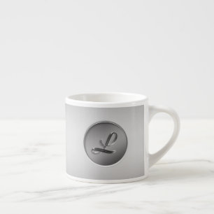 Tasse Expresso Monogramme "Lettre L"