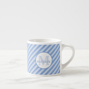 Tasse Expresso Monogramme Petite Mug. Idée Cadeau Baby shower. 