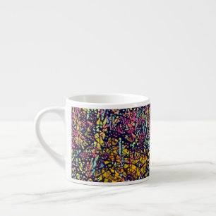 Tasse Expresso Mosaïque stylisée Arbre florissant Espresso Mug