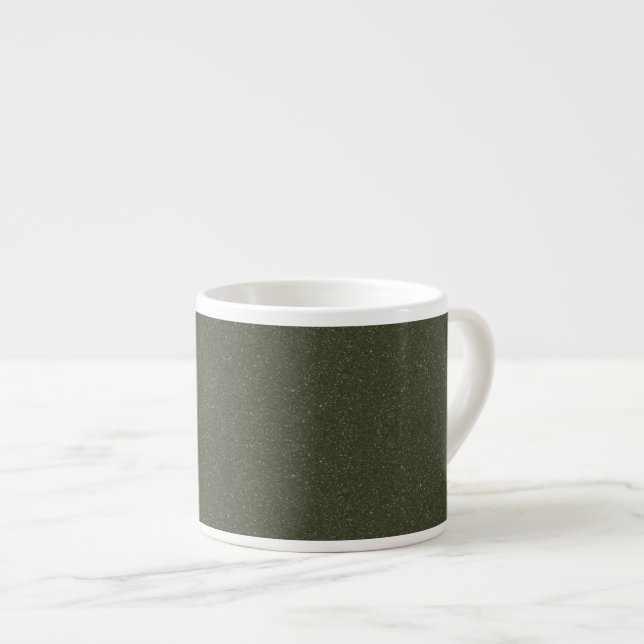 Tasse Expresso Moss Green Bruise Texture sur mesure Spécialité Mu (Devant droit)
