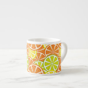 Tasse Expresso Motif 2 d'agrume