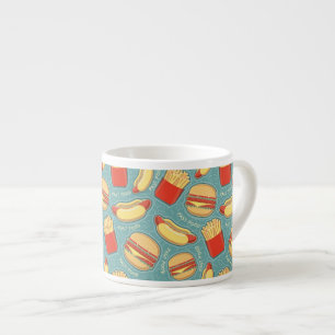 Tasse Expresso Motif 3 d'aliments de préparation rapide