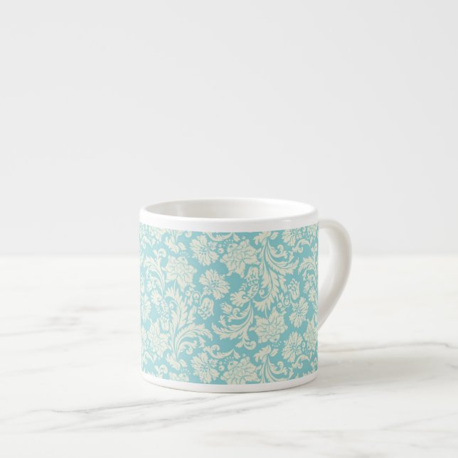 Tasse Expresso Motif 3 de damassé (Devant droit)