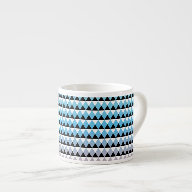 Tasse Expresso Motif aztèque tribal d'Ombre (Devant droit)