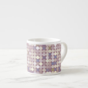 Tasse Expresso Motif d'abrégé sur cercles de tissu