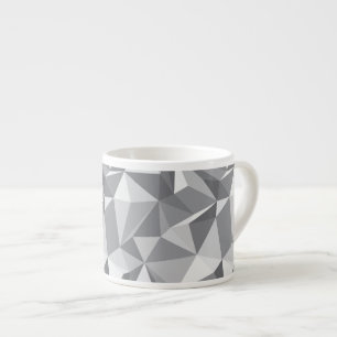 Tasse Expresso Motif de diamant - polygone abstrait