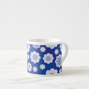 Tasse Expresso motif de fleur