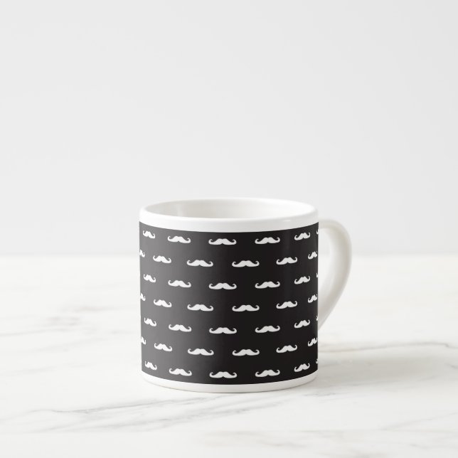 Tasse Expresso Motif de hippie de moustache (Devant droit)