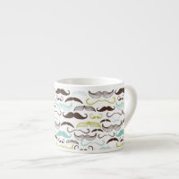 Motif de moustache, rétro style 2