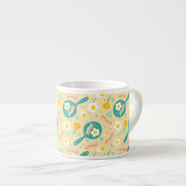 Tasse Expresso Motif de petit déjeuner (Devant droit)