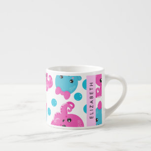 Tasse Expresso Motif de pieuvre, Pieuvre mignonne, Mer, Votre Nom