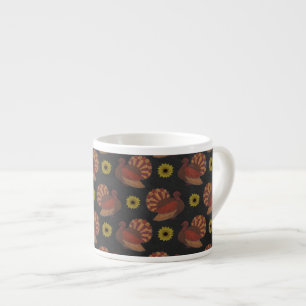 Tasse Expresso Motif de tableau de la Turquie d'automne de