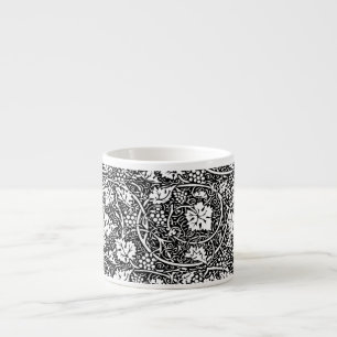 Tasse Expresso Motif de vigne de raisin noir et blanc de William
