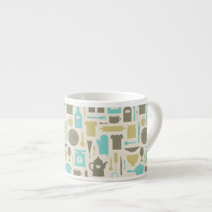 Tasse Expresso Motif des outils de cuisine