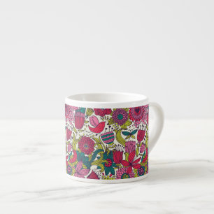 Tasse Expresso Motif floral lumineux