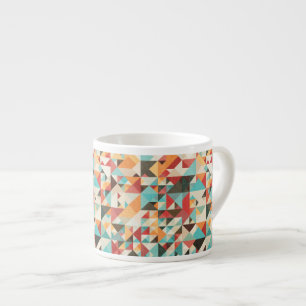 Tasse Expresso Motif géométrique de la Terre