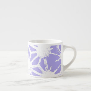 Tasse Expresso Motif géométrique Lavender