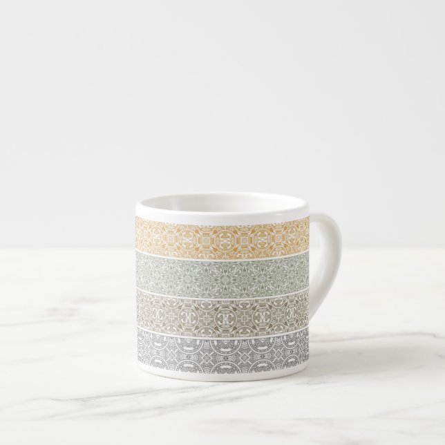 Tasse Expresso Motif ornemental (Devant droit)