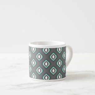 Tasse Expresso Motif tribal de rétro ikat géométrique