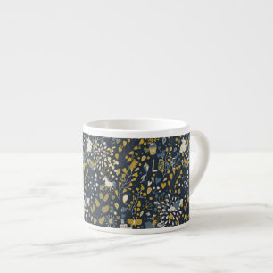 Tasse Expresso Motif vintage abstrait