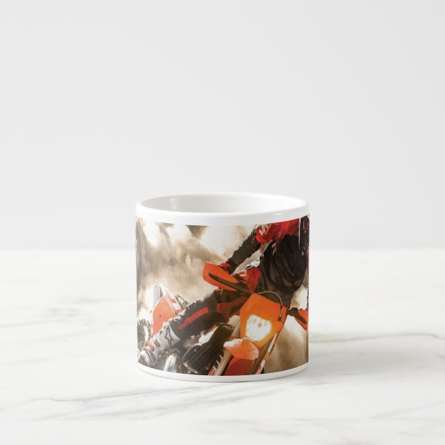 Tasse Expresso Motocross Rider (Devant)