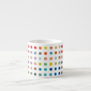 Tasse Expresso Mug à points colorés - points moyens