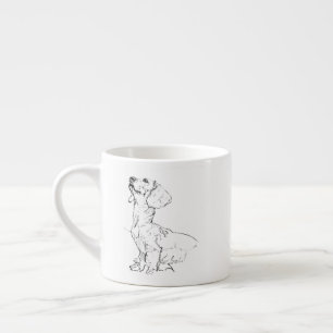Tasse Expresso Mug de café pour maman de chien avec dessin mignon