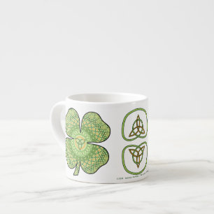 Tasse Expresso Mug de spécialités Shamrocks celtiques
