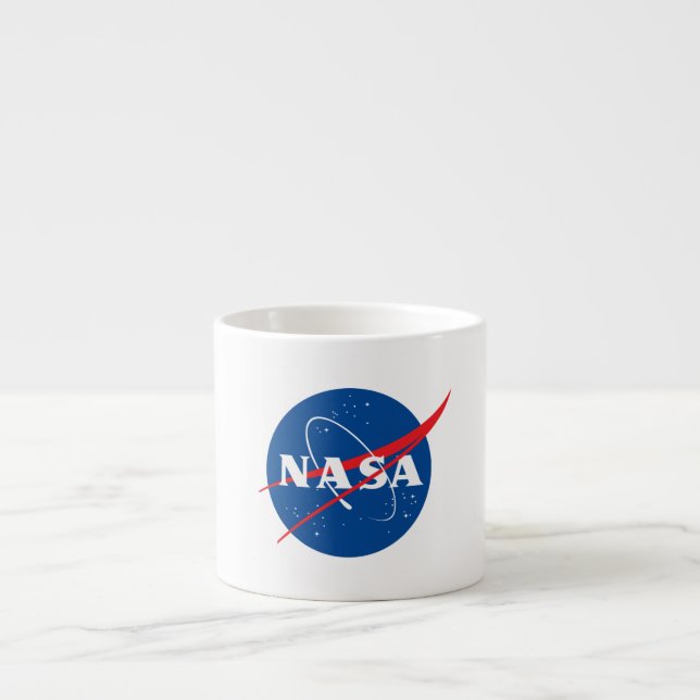 Tasse Expresso Mug d'Espresso céramique Iconique NASA (6 oz.) (Devant)