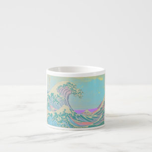 Tasse Expresso Mug en porcelaine osseuse pastel Grande Vague