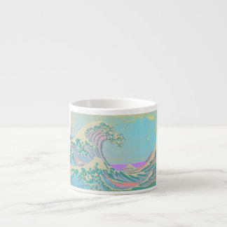Tasse Expresso Mug en porcelaine osseuse pastel Grande Vague