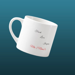 Tasse Expresso Mug Expresso Personnalisé Enseignant de Maternelle
