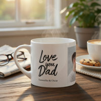Mug photo personnalisé pour Papa | Noms d'enfants