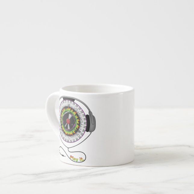 Tasse Expresso Musique de la vie Spécialité Mug (Devant gauche)