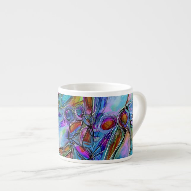 Tasse Expresso Musique d'Espresso de framboise (Devant droit)